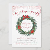 そしてメリー明るいクリスマスのパーティー 招待状 (正面)