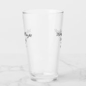 そしてメリー明るいクリスマスの休日にメッセージ年を追加 タンブラーグラス (左)