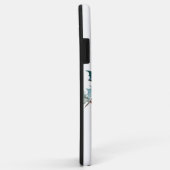 そしてメリー明るいクリスマスの冬のホリー(鳥)ショウジョウコウカンチョウ Case-Mate iPhoneケース (裏面/右)