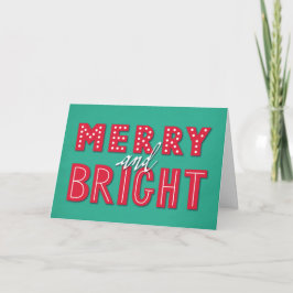 そしてメリー明るいクリスマスの折り畳みカード シーズンカード