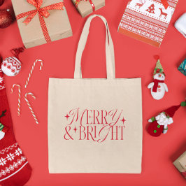 そしてメリー明るいクリスマスの星 トートバッグ