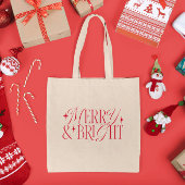 そしてメリー明るいクリスマスの星 トートバッグ