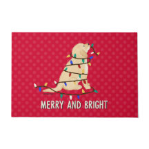 そしてメリー明るいクリスマスの灯りの犬の姿は