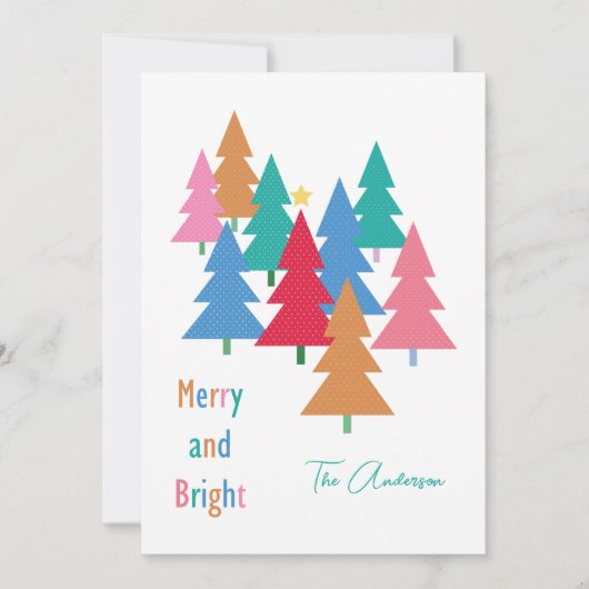 そしてメリー明るいクリスマスカード (正面)