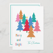 そしてメリー明るいクリスマスカード (正面/裏面)