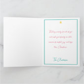 そしてメリー明るいクリスマスカード カード (内部)