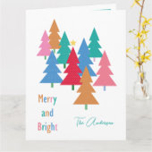 そしてメリー明るいクリスマスカード カード (黄色い花)