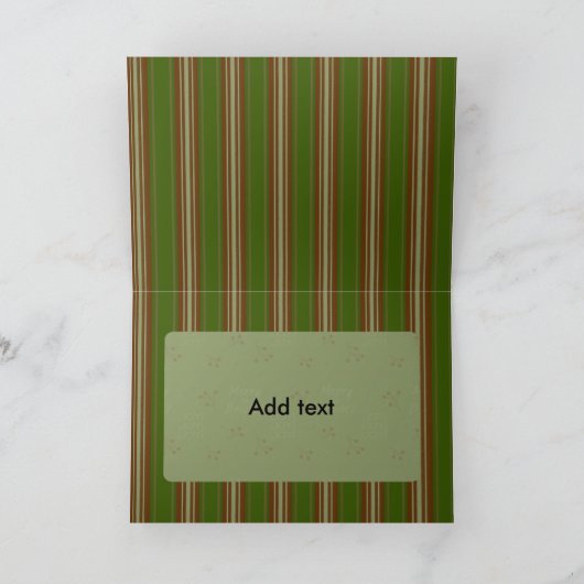 そしてメリー明るいクリスマスカード シーズンカード (内部)