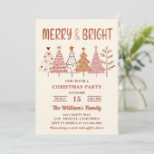 そしてメリー明るいクリスマスツリーのクリスマスパーティー 招待状 (スタンド正面)