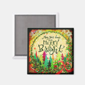 そしてメリー明るいクリスマスツリーの鼓動 マグネット (正面/裏面)