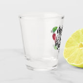 そしてメリー明るいクリスマスデザイン ショットグラス (左)