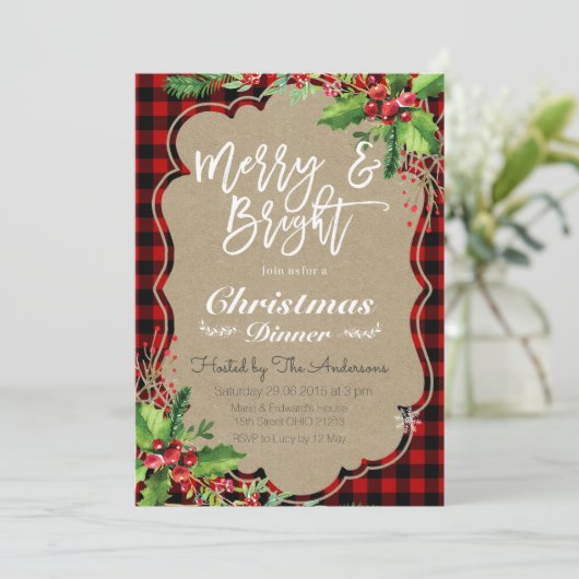 そしてメリー明るいクリスマスパーティの招待状 招待状 (スタンド正面)