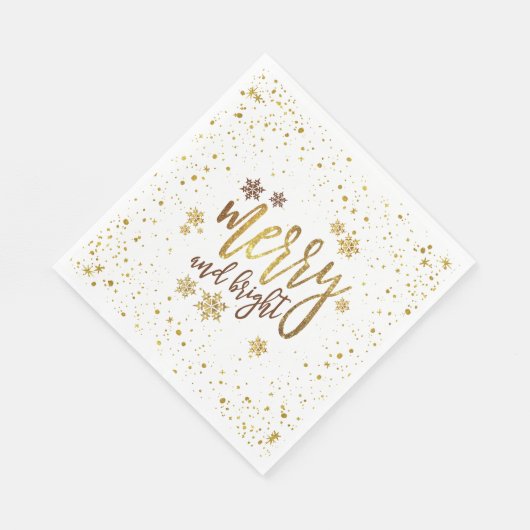 そしてメリー明るいクリスマスパーティー紙ナプキン スタンダードランチョンナプキン (角)