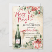 そしてメリー明るいクリスマスブライダルシャワーブランチ 招待状 (正面)