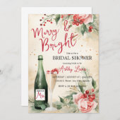 そしてメリー明るいクリスマスブライダルシャワーブランチ 招待状 (正面/裏面)