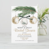 そしてメリー明るいクリスマスブライダルシャワー 招待状 (スタンド正面)