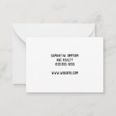 そしてメリー明るいクリスマスポップ・アートの休暇 ノートカード (裏面)