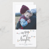 そしてメリー明るいクリスマスライト シーズンカード (正面/裏面)