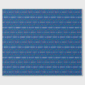 そしてメリー明るいクリスマスライト ラッピングペーパー (フラット)