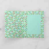 そしてメリー明るいクリスマスロウソクのグリーティングカード シーズンカード (内部)