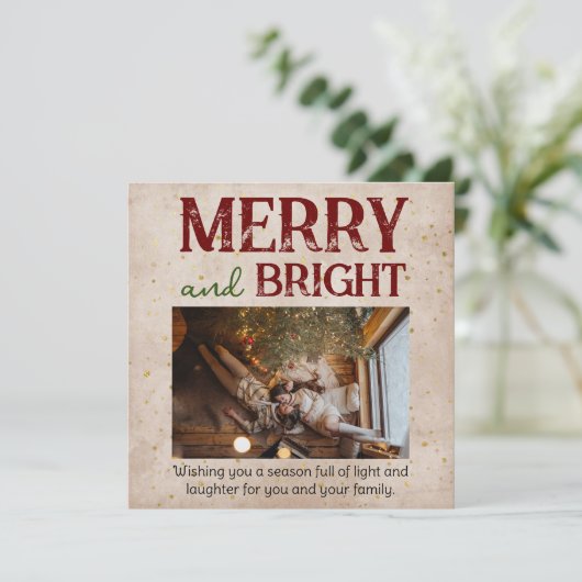 そしてメリー明るいクリスマス一家 シーズンカード (スタンド正面)