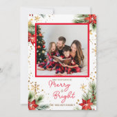 そしてメリー明るいクリスマス一枚写真 シーズンカード (正面)