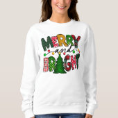 そしてメリー明るいクリスマス休暇 スウェットシャツ (正面)