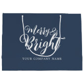 そしてメリー明るいクリスマス会社 ラージペーパーバッグ (裏面)