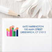 そしてメリー明るいクリスマス差出人住所ラベル ラベル (インサイチュ)