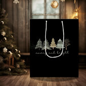 そしてメリー明るいクリスマス抱き枕 ミディアムペーパーバッグ