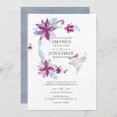 そしてメリー明るいクリスマス結婚の 招待状 (正面/裏面)