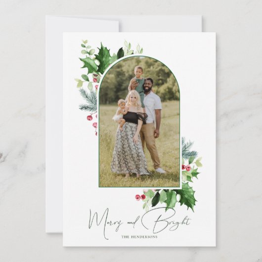 そしてメリー明るいクリスマス・アーチ・グリーティング (正面)