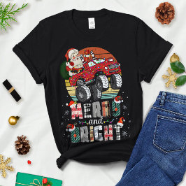 そしてメリー明るいクリスマス、クリスマスカーTシャツ Tシャツ