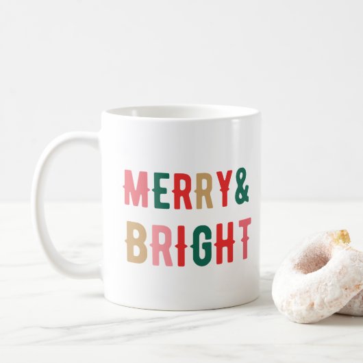 そしてメリー明るいクリスマス コーヒーマグカップ (ドーナツ)