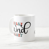 そしてメリー明るいクリスマス コーヒーマグカップ (正面左)