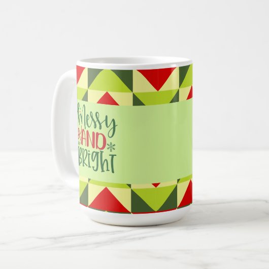 そしてメリー明るいクリスマス コーヒーマグカップ (正面左)