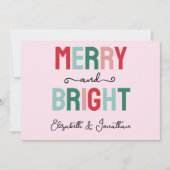 そしてメリー明るいクリスマス シーズンカード (正面)
