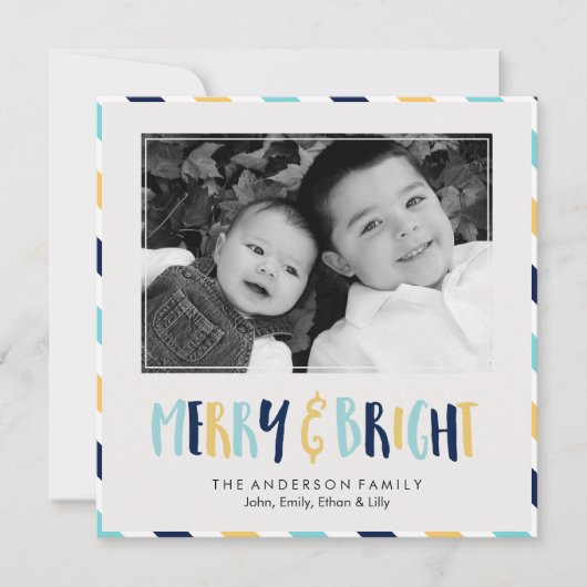 そしてメリー明るいクリスマス シーズンカード (正面)