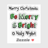 そしてメリー明るいクリスマス シール (シート)