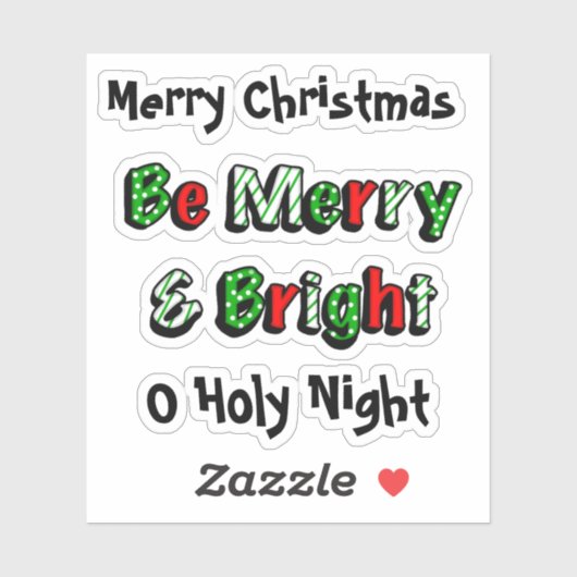 そしてメリー明るいクリスマス シール (シート)