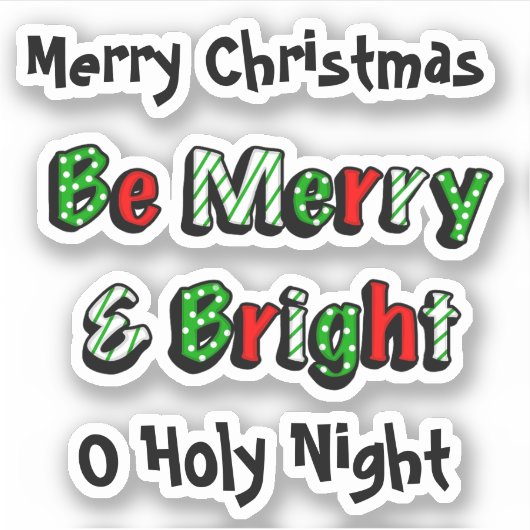 そしてメリー明るいクリスマス シール (正面)