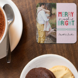 そしてメリー明るいクリスマス スクエアペーパーコースター