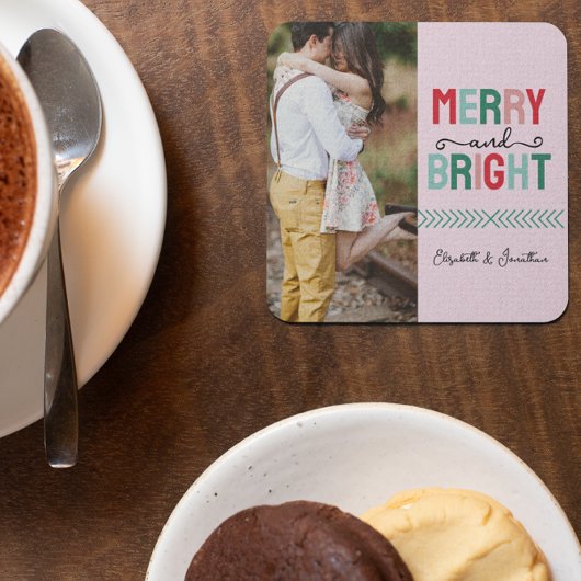 そしてメリー明るいクリスマス スクエアペーパーコースター