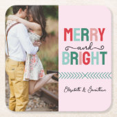 そしてメリー明るいクリスマス スクエアペーパーコースター (正面)