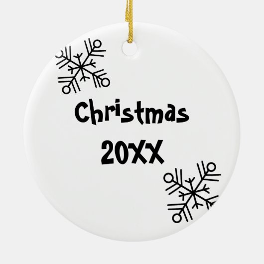 そしてメリー明るいクリスマス セラミックオーナメント (裏面)