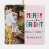 そしてメリー明るいクリスマス セラミックオーナメント (正面)
