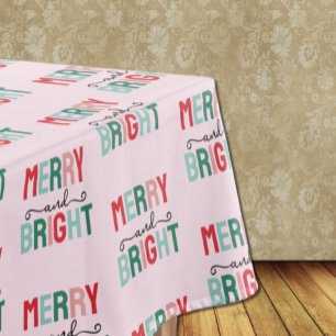 そしてメリー明るいクリスマス テーブルクロス