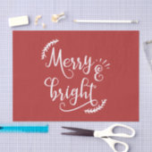 そしてメリー明るいクリスマス・ホリデー 薄葉紙 (クラフト)