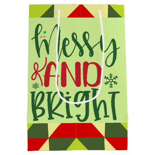 そしてメリー明るいクリスマス ミディアムペーパーバッグ (裏面)