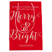 そしてメリー明るいクリスマス ミディアムペーパーバッグ (正面)